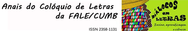 Anais - I Colóquio de Letras
